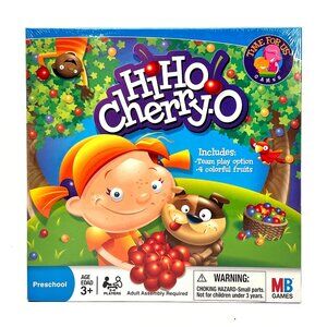 Hi Ho Cherry-O Board Game For Preschoolers Age 3+ Math Fun By Hasbro MB Games